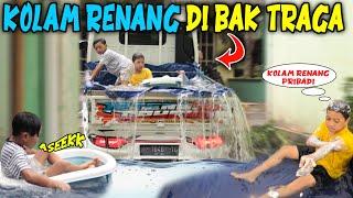 RENANG DI BAK TRAGA!! DITDIM SENENG BANGET PUNYA KOLAM  RENANG PRIBADI