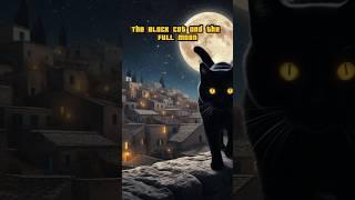 The Black Cat and the Full Moon