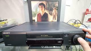 VIDEOREGISTRATORE VHS SONY SLV-E710 IMMACOLATO QUALITÀ ESTREMA COME NUOVO HI-FI STEREO + TELECOMANDO