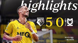 Ince Bags Hat-Trick In BIG WIN!  | Watford 5-0 MK Dons | Short Highlights