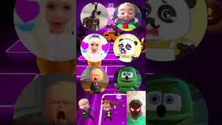 Siren Head, Cocomelon, Vlad And Nikki, Sheriff Labrador, Baby Boss, Gummy Bear l Tiles Hop 351
