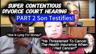 Super Contentious Divorce Case In Family Court With Full Testimony Part 2 #familycourtplaylist