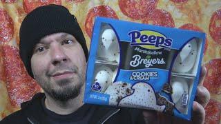 Peeps Breyers Cookies and Cream Flavor Review