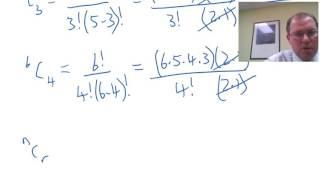 Using nCr to get the n,r formula