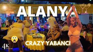 【4K】Alanya 2023 Nightlife Bar Street