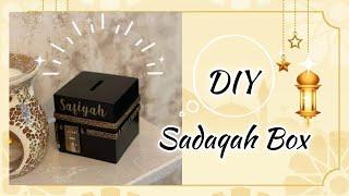 Ramadan Decoration ideas at Home 2025 | How to make |SADAQAH BOX|  | Ramadan Craft ideas paper |