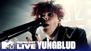 YUNGBLUD Performs “god save me, but don’t drown me out” Live! | #MTVFreshOut