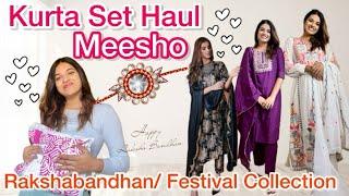 Festival Special Kurta Set from Meesho | Huge Meesho Tryon Haul | Stylingwithshivani #meesho