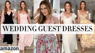 Amazon Wedding Guest Dresses - affordable & high-quality haul + try-on!