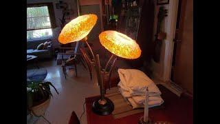 Unboxing the eBay MCM, UFO spaghetti lamp!!! A very big WOW!!!!