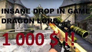 INSANE DROP DRAGON LORE INGAME CSGO !