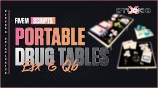 FiveM Script | Advanced Drug Tables | ESX & QBCore - X Studios