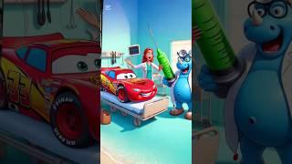 Doctor vs McQueen #cat #cute #love #shorts #car #hotwheels #cars #shorts