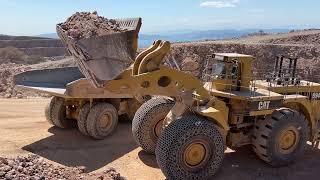 Massive Caterpillar 994 Wheel Loader Loading Dumpers - Mega Machines Movies