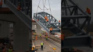 ️Steel Bridge Collapse! Massive Accident!! ️  #bridgecollapse #constructionfail