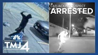 Video shows arrest of teen carjacking suspect, accused of attacking a 75-year-old in parking garage