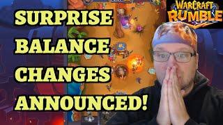 Balance Changes Announced! Arcane Blast Buff and More! Warcraft Rumble