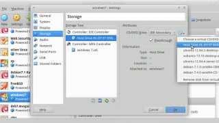 how to use a dvd device from the host virtualbox