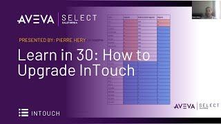 Learn in 30 How to Upgrade InTouch