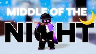 Middle Of The NIGHT | My BEST Roblox Bedwars Montage