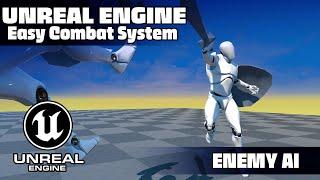 Enemy AI Follow And Attack Player | How To Create Basic Melee Combat System in Unreal Engine 5