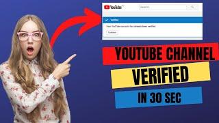 How To Verify YouTube  Channel With Phone Number ~ YouTube Verify In 2021~