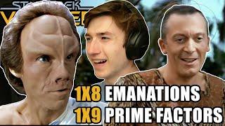 Watching STAR TREK VOYAGER for the FIRST TIME | 1x8/1x9 Emanations and Prime Factors REACTION