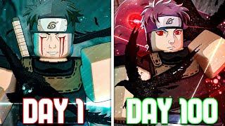 Spending 100 Days as SHISUI UCHIHA in Shindo Life - Roblox