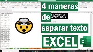 4 Diferentes maneras para separar textos en Excel (Y arreglar fechas!!) 