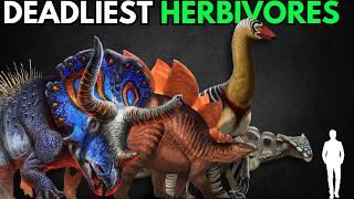 What Herbivorous Dinosaurs Would Be Most Dangerous to Humans?