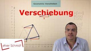 Verschiebung | geometrische Figuren verschieben | Mathematik | Geometrie | Lehrerschmidt