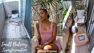 Small Balcony Transformation | Time Lapse| LovelyBryana