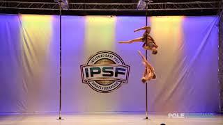 Doubles Svetlana Nikonova & Ekaterina Abramova of Russia - IPSF World Pole Sports Championships 2018