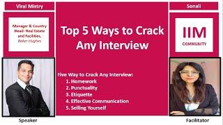 FIVE Ways to Crack Any Interview
