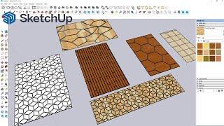 SketchUp Floor Tiles Generator Plugin