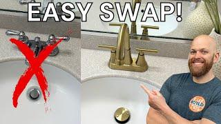 How to Replace a Bathroom Faucet | Save $450