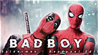 BadBoy ft. Spider-Man X Deadpool | BadBoy Edit Status | Ryan Reynolds X Tom Holland| YousufEditz