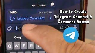 How to Create Channel & Add Comment Button | Telegram