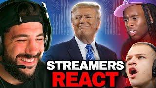 The Biggest Streamers React To Trump Winning