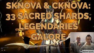 SKNOVA and CKNOVA:  33 SACRED SHARD OPENING, SO MANY LEGENDARIES!