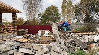 У нас поменялись все планы. Продолжаем собирать урожай. Стройка в деревне. Жизнь простых людей.