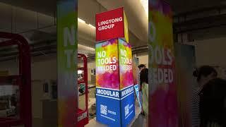 Would you like this new product that will make your company brand more visible at the trade show?