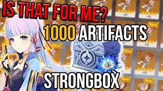 I dumped 1000 Artifacts for Ayaka on the Artifact Strongbox | Genshin Impact