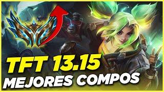  7 MEJORES COMPOSICIONES FACILES de TFT SET 9 parche 13.15