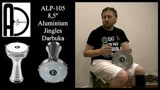 Agean Percussion 8,5'' Aluminium Darbuka With Jingle