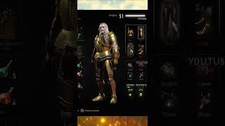 ВЕДЬМАК 3 - УНИКАЛЬНЫЙ НАБОР БРОНИ! #shorts #witcher3 #witcher #игры
