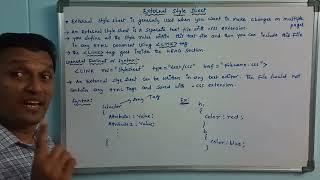 External Style Sheet in HTML | Cascading Style Sheet (PART-3) | CSS Tutorial | CLASS-22 | Telugu