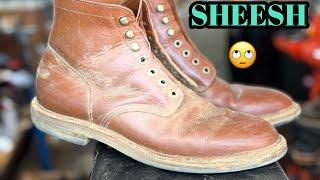 I JUST RESOLED THE DIRTIEST Grant Stone Diesel Boots Ever /Grant Stone Diesel boots