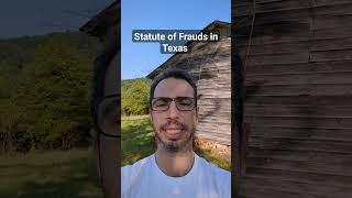 Statute of Frauds in Texas #statuteoffrauds #contracts #texaslawyer