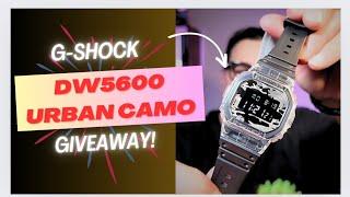 G-Shock Giveaway - WIN THIS WATCH, DW5600 SKC, Clear Ubran Camo